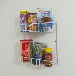 Canasta de Pared 2 Niveles - Organizador - Multiusos - Gana - Espacio - Manizales - Diajor - Cocina