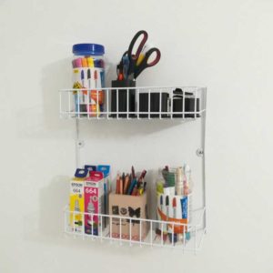 Canasta de Pared 2 Niveles - Organizador - Multiusos - Gana - Espacio - Diajor - Cocina - Manizales