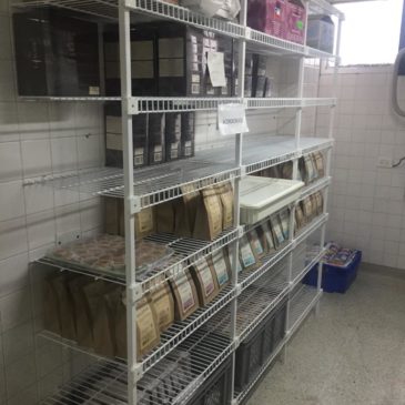 Instalacion de Estanteria en Rejilla Plastificada en Pastelería