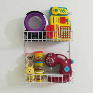 Canasta de Pared 2 Niveles - Organizador - Multiusos - Cocina - Manizales - Gana - Espacio - Diajor
