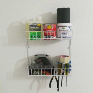 Canasta de Pared 2 Niveles - Organizador - Multiusos - Cocina - Gana - Espacio - Diajor - Manizales