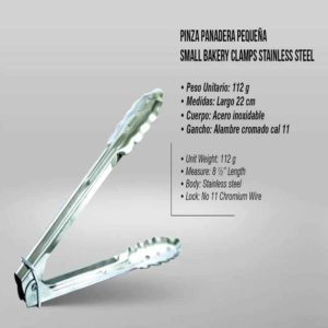 Pinza - Hielo - Panadera - Panaderia - Cocina - Parrilla - de - Asar - Rallador